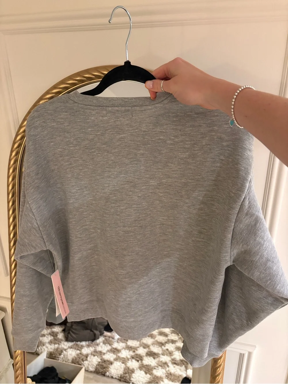 Bloomingdale's Gray Crewneck Sweater